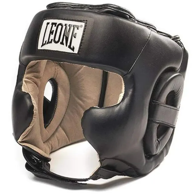 Leone 1947 casco boxe pelle L parazigomi