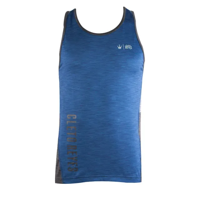 Cleto Reyes Romulo canotta boxe blu poliestere