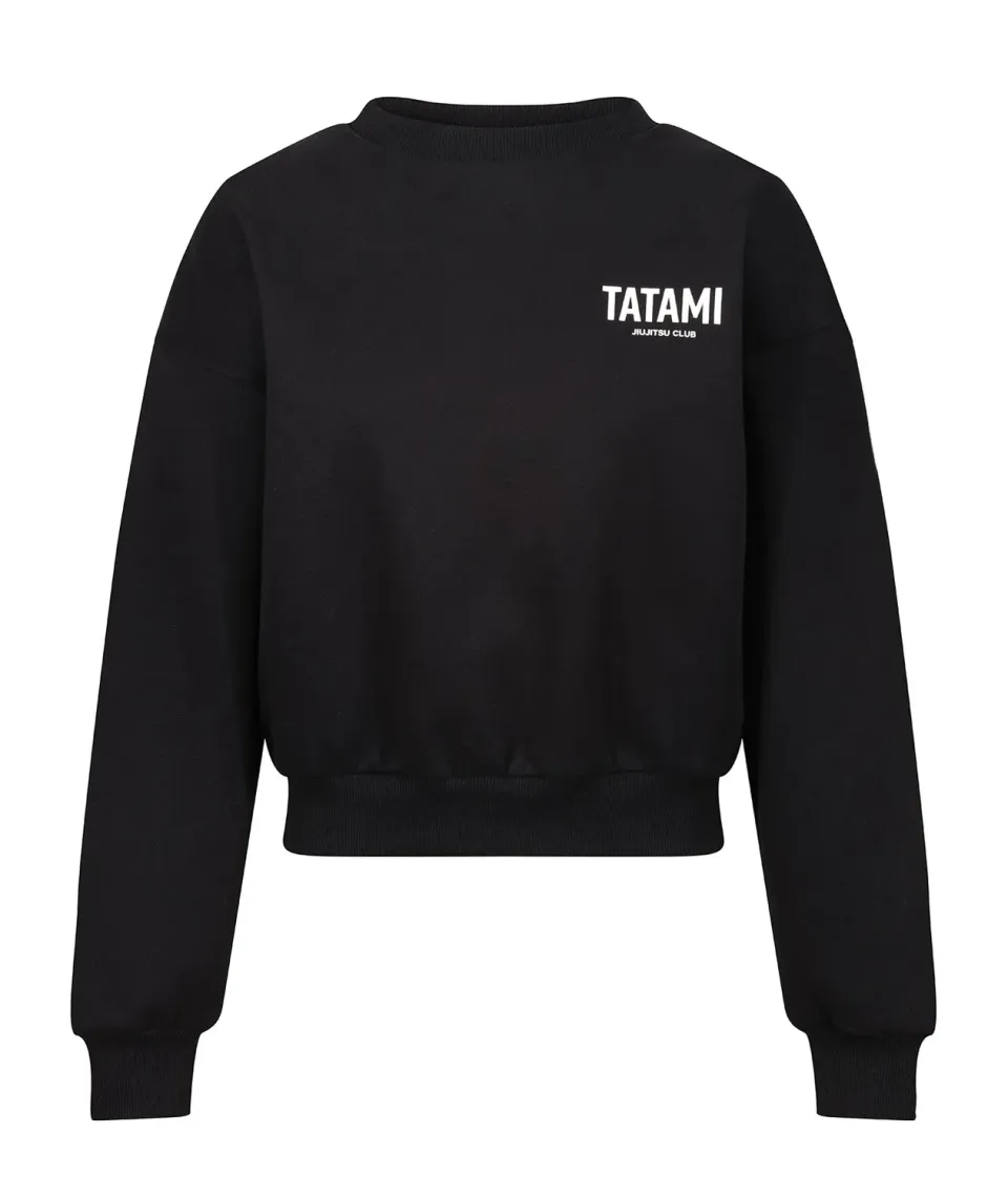 Tatami Fightwear JJ Club Cropped felpa donna nera