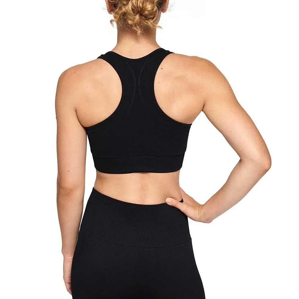 Leone 1947 Logo Sports Bra Top donna nero S seamless