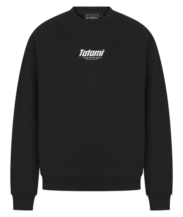 Tatami Adversity Felpa Oversize Unisex Nera 350 GSM
