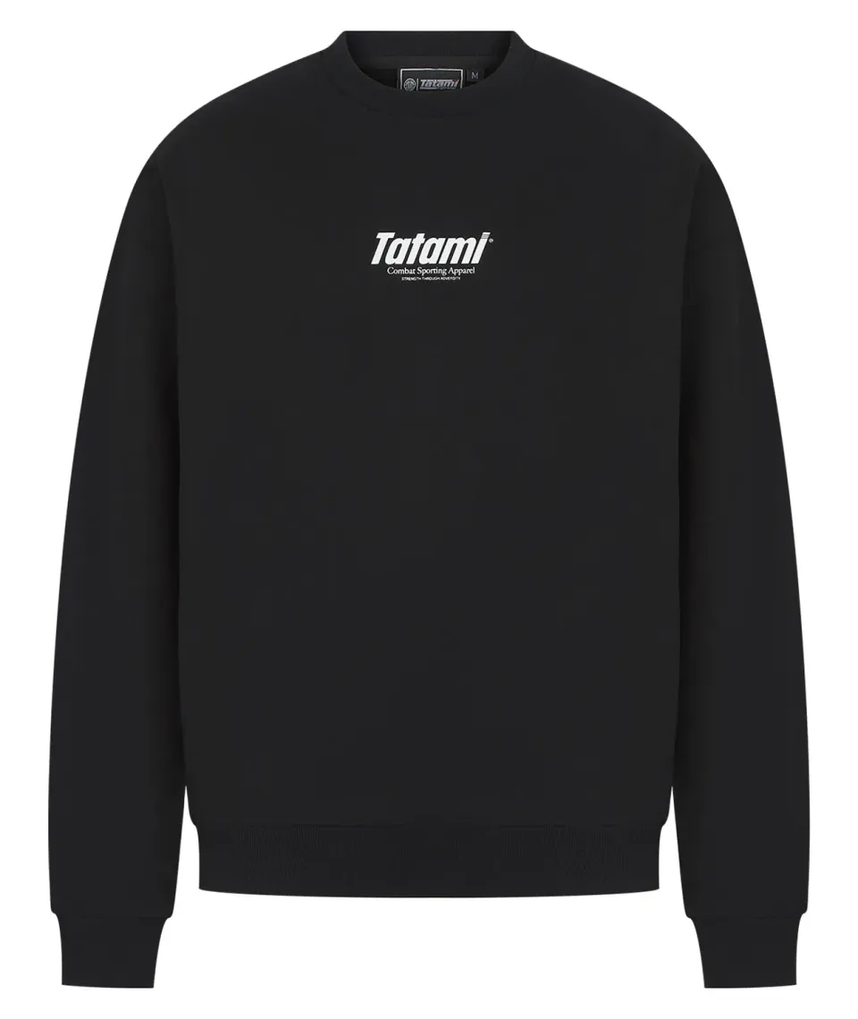 Tatami Adversity Felpa Oversize Unisex Nera 350 GSM