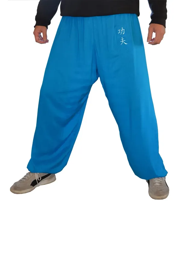 TAO Wing Chun pantaloni viscosa arti marziali Bordeaux Kung Fu