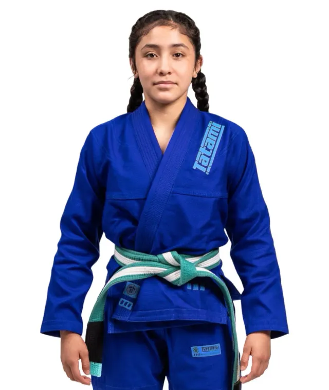 Tatami Fightwear Pro Series Gi bimbo kimono blu pearl weave 380 GSM