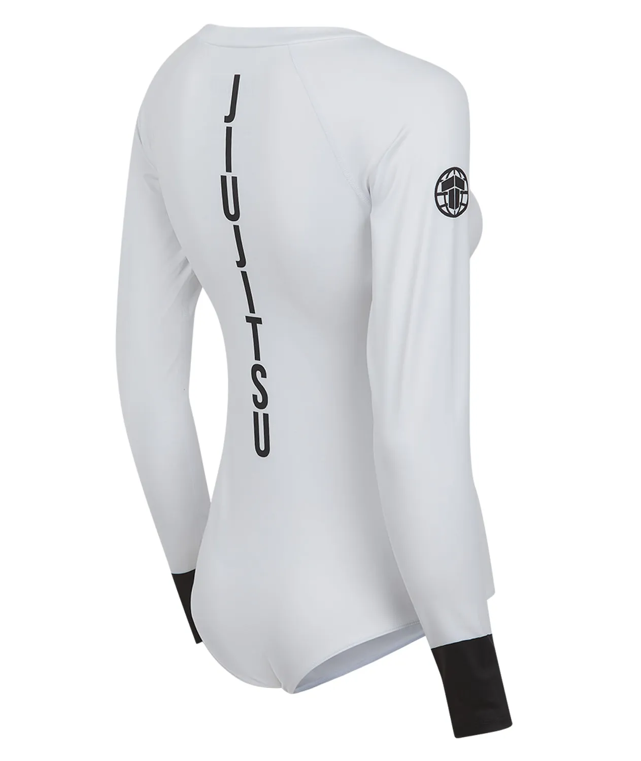 Tatami Helena Ranked Leotard bianco manica lunga