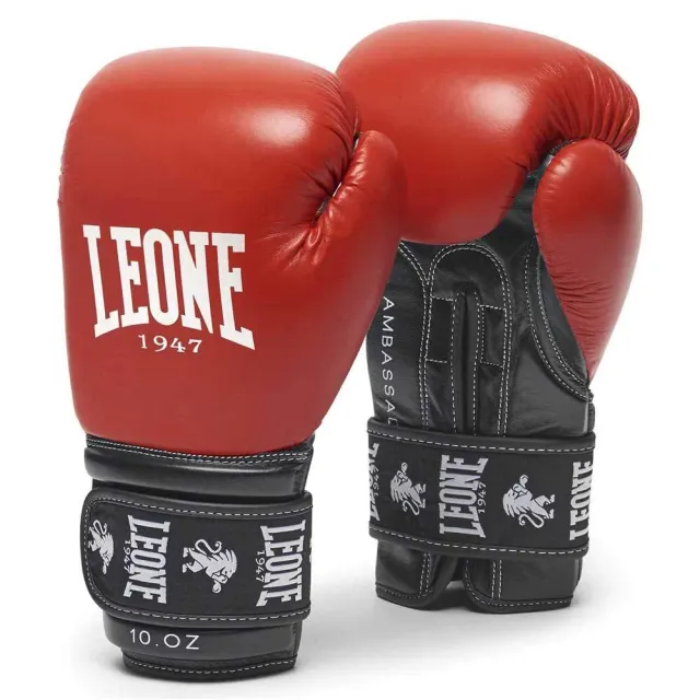 Leone 1947 Ambassador guantoni boxe pelle bufalo