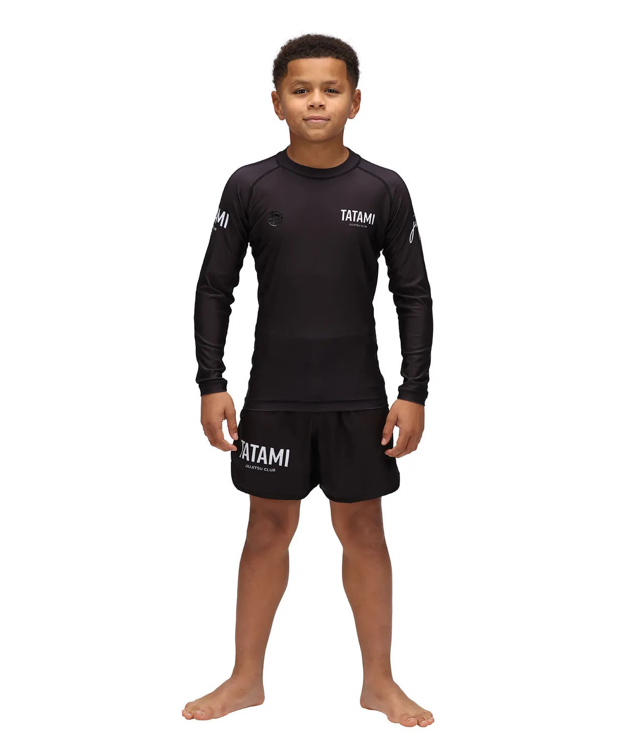 Tatami JJ Club rash guard bimbo maniche lunghe nera