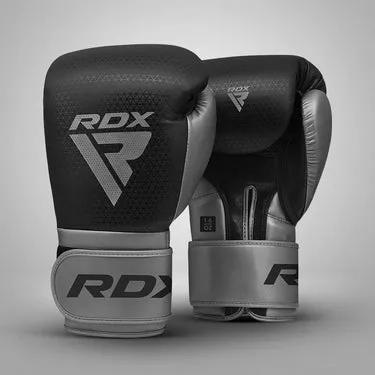RDX Mark Pro L2 guanti boxe sparring nero oro velcro