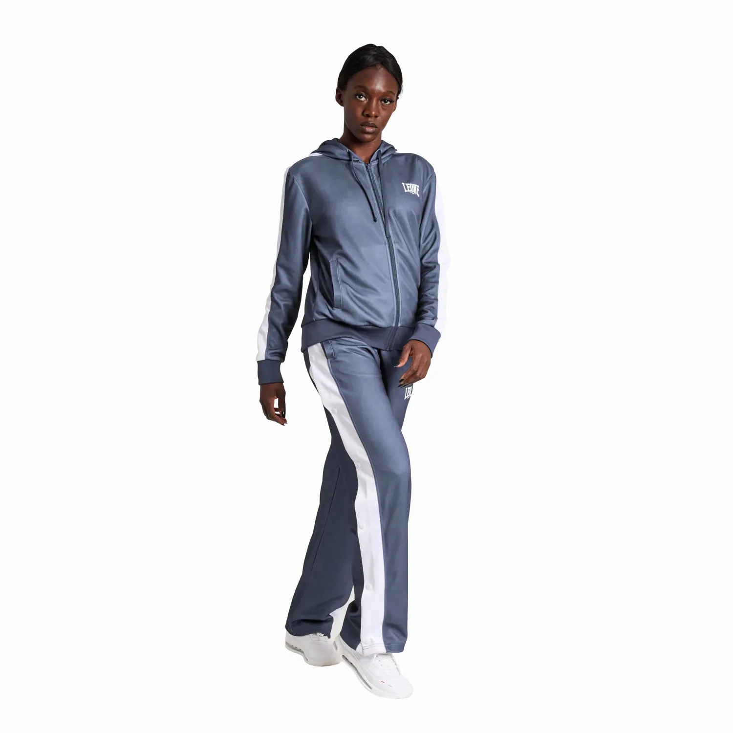 Leone1947 ABX320 tuta donna con cappuccio blu marino S