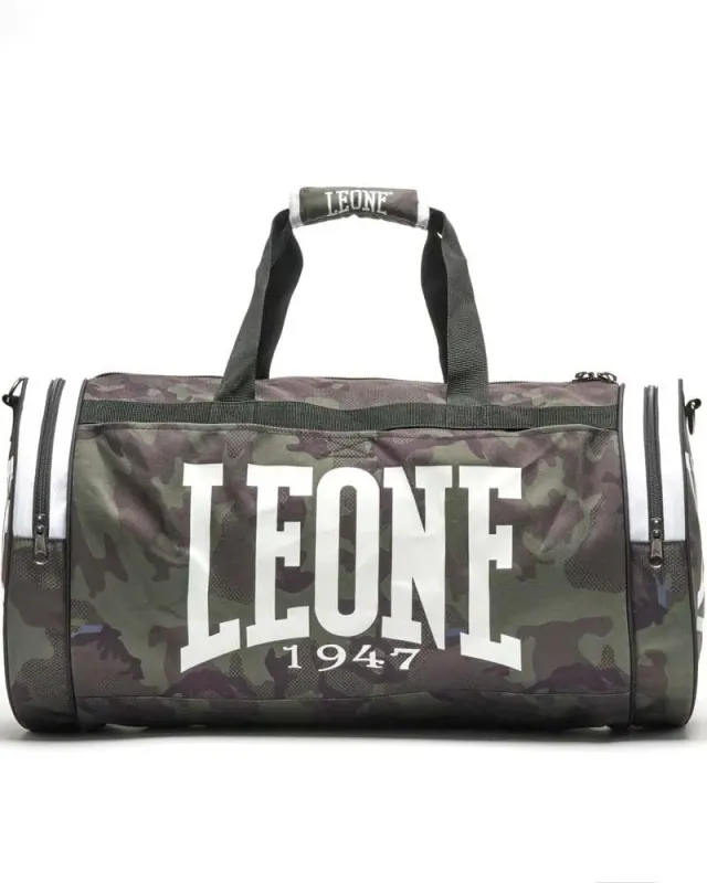 Leone1947 Camouflage Borsone Sportivo Verde 45 Litri