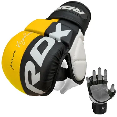 RDX T6 guanti MMA sparring 7oz pelle