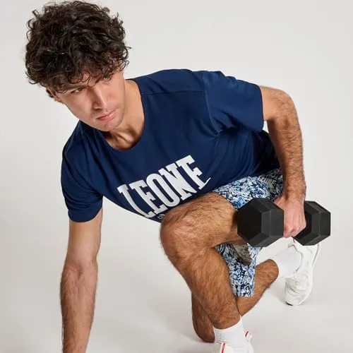 Leone1947 Logo ABX106 T-Shirt Uomo Blu Scuro L gym
