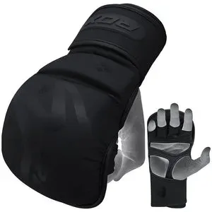 RDX T15 Noir Guanti MMA Sparring 7oz Nero