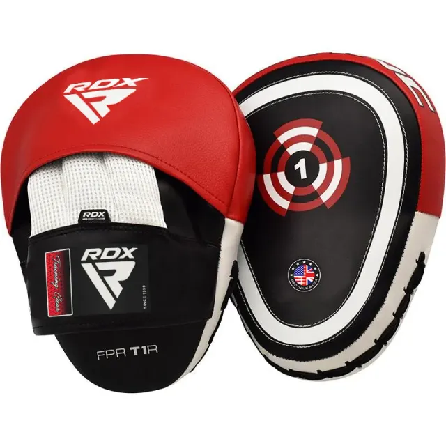 RDX T1 Guantoni da Coach Focus Pads in Pelle