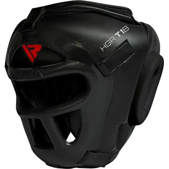 RDX T1 Casco Boxe Pelle con Maschera Removibile