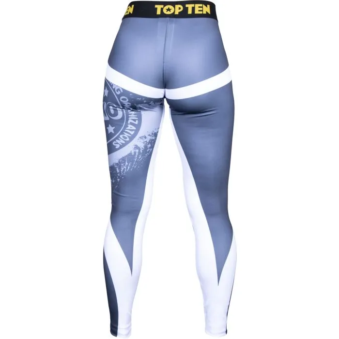 TOP TEN WAKO Stretch leggings fitness elasticizzati