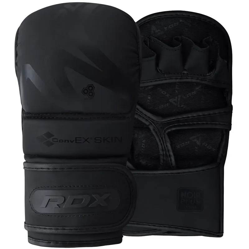 RDX T15 Noir guanti MMA sparring pelle resistente