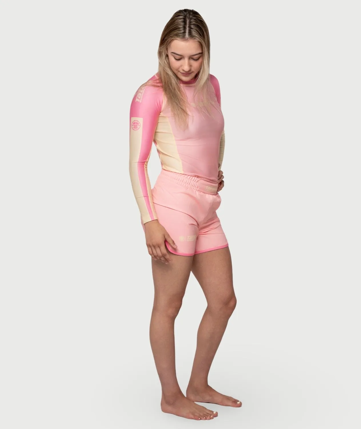 Tatami Fightwear Contrast High Cut Candy pantaloncini donna rosa