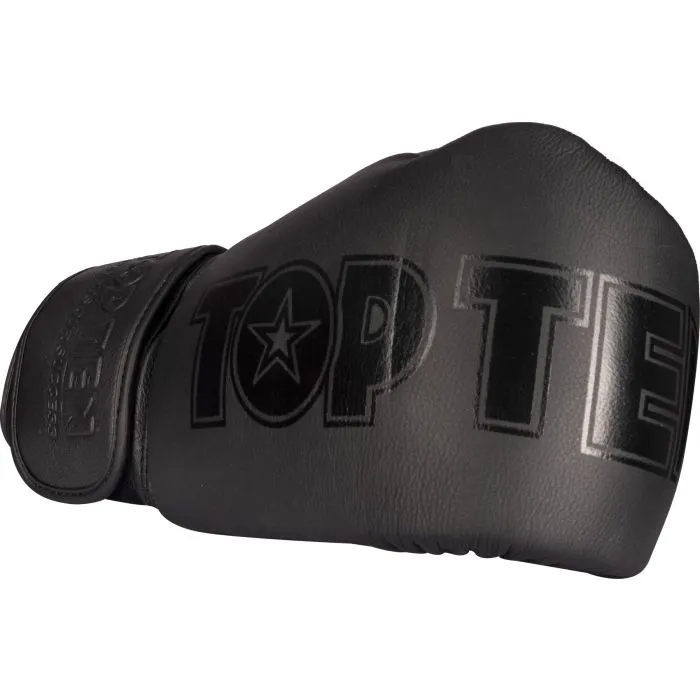 TOP TEN Black'n'Black guanti boxe pelle neri