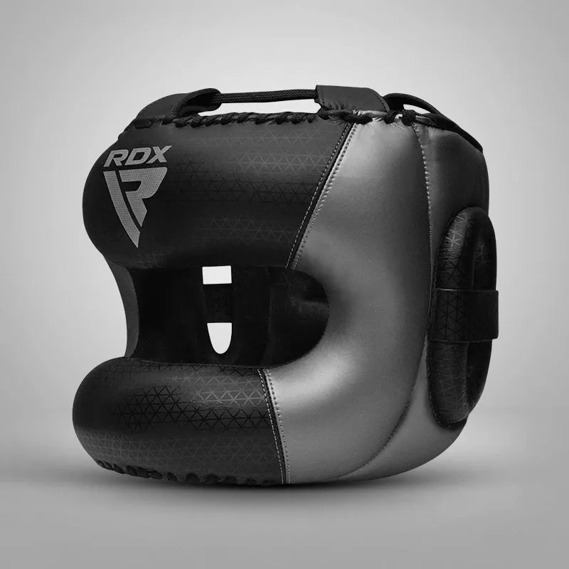 RDX L2 Mark Pro casco boxe dorato barra naso