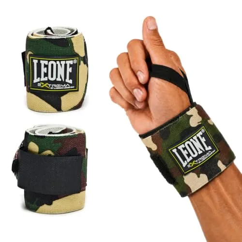 Leone1947 AB706 polsiere verde camo cotone elasticizzato