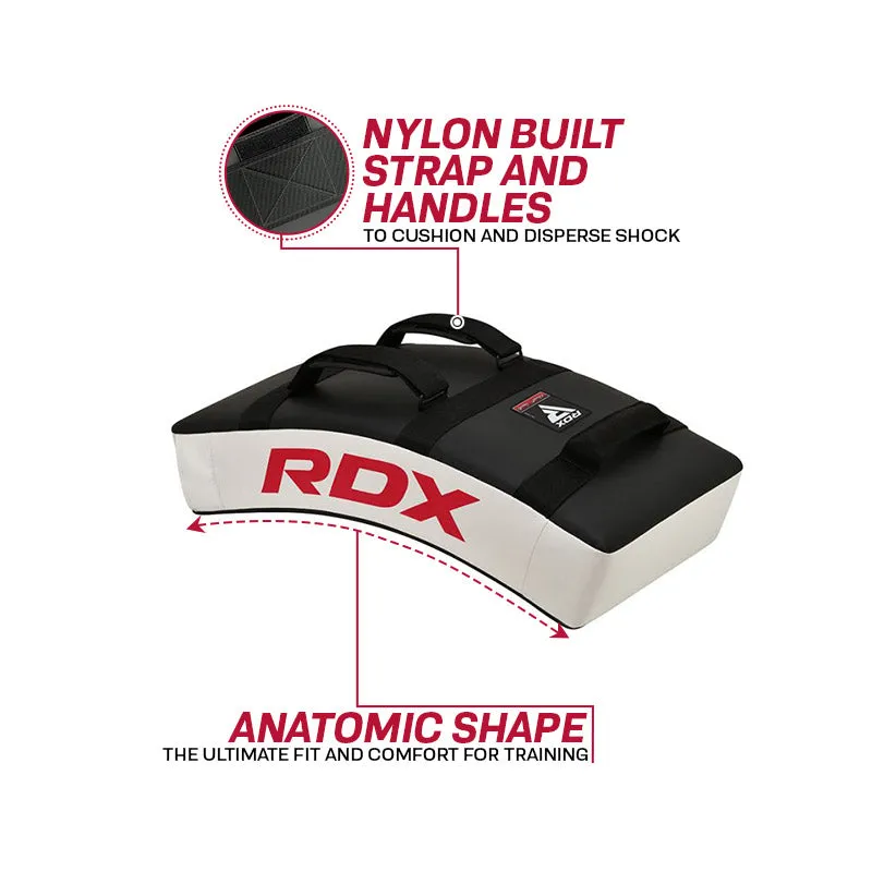 RDX T1 Scudo Calci Curvo Pelle Nero Allenamento