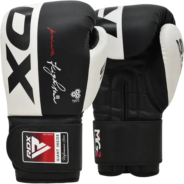 RDX S4 Guanti Boxe Pelle Sparring Imbottitura Max-Shock
