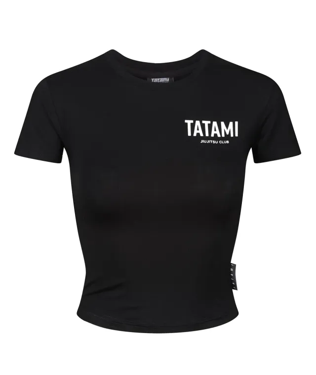 Tatami JJ Club T-Shirt Donna Cropped Nera