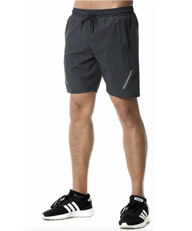 TAO Pantaloncini Sportivi Leggeri Grigio XXXL Tasche Zip