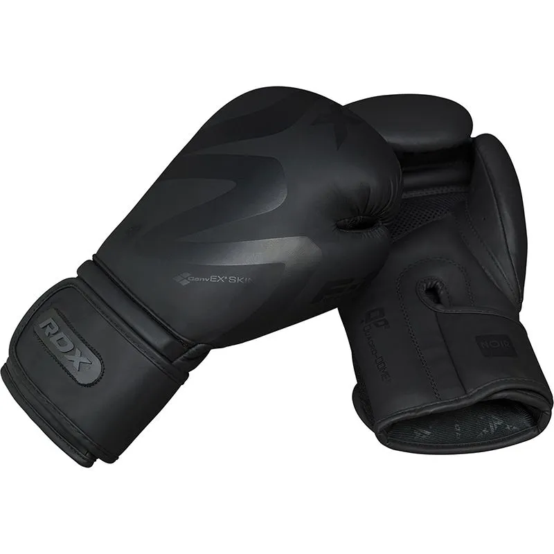 RDX F15 Noir Guanti Boxe Neri 14oz in Pelle
