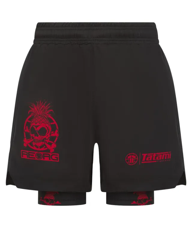 Tatami Reorg Hybrid Shorts Uomo Neri Rossi