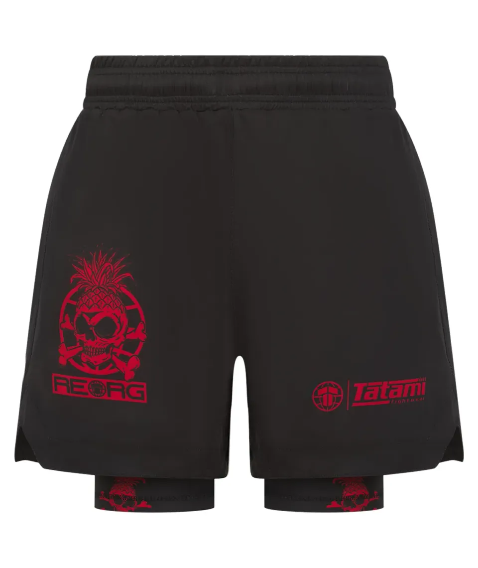 Tatami Reorg Hybrid Shorts Uomo Neri Rossi