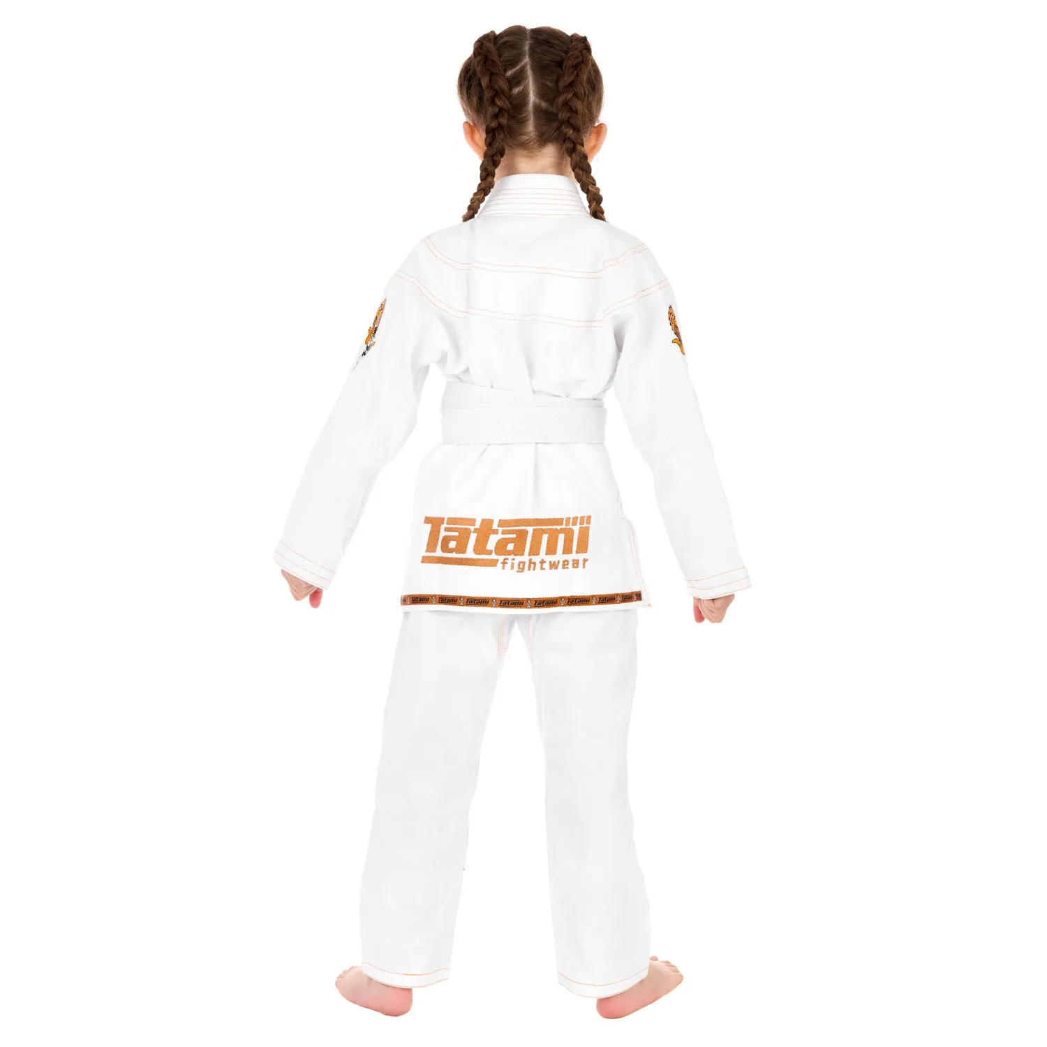 Tatami Meerkatsu Animal kimono bimbo bianco 425 gsm
