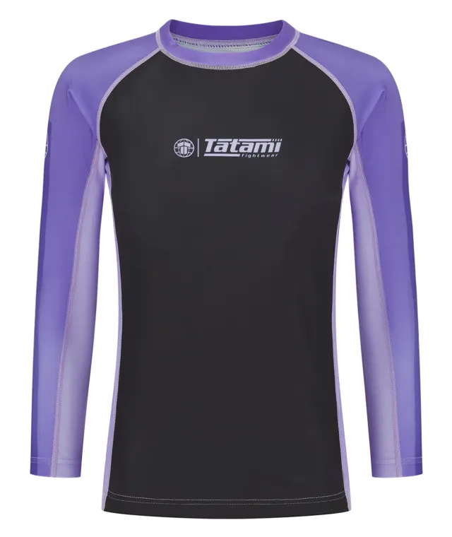Tatami Contrast Rash Guard Donna Maniche Lunghe Viola
