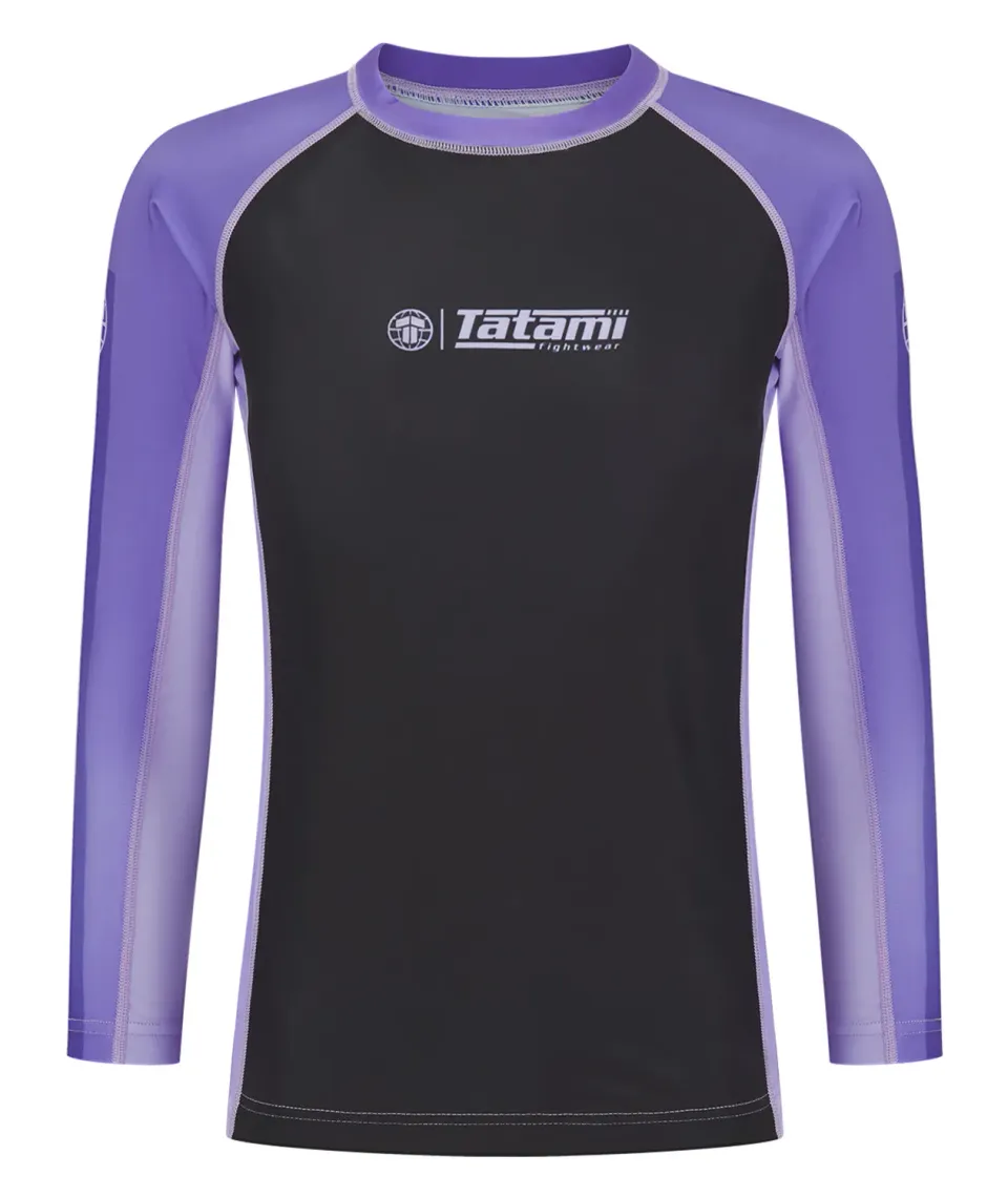 Tatami Contrast Rash Guard Donna Maniche Lunghe Viola