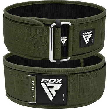 RDX RX1 cintura palestra nylon sollevamento nera