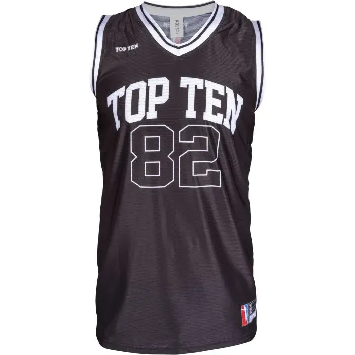 TOP TEN Fighter Jersey canotta fitness poliestere