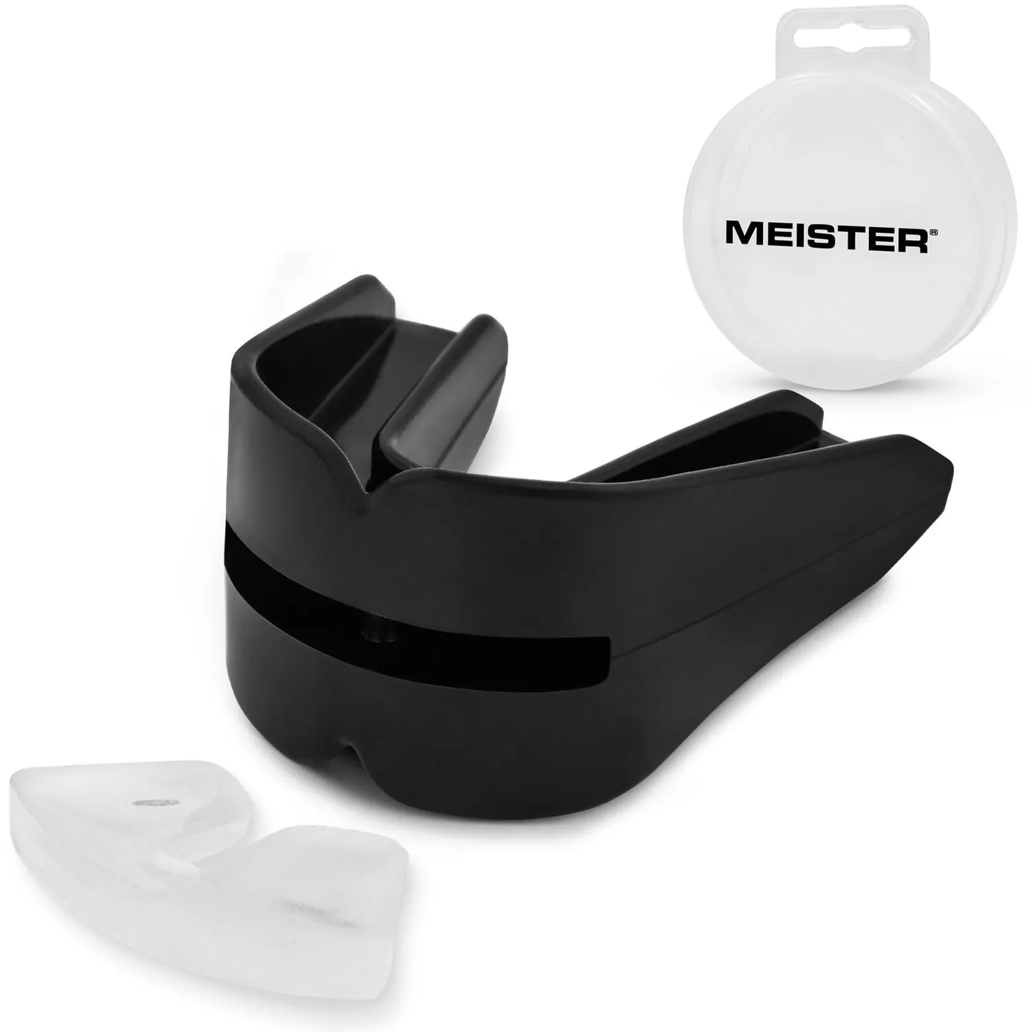 Meister paradenti doppio MMA nero modellabile