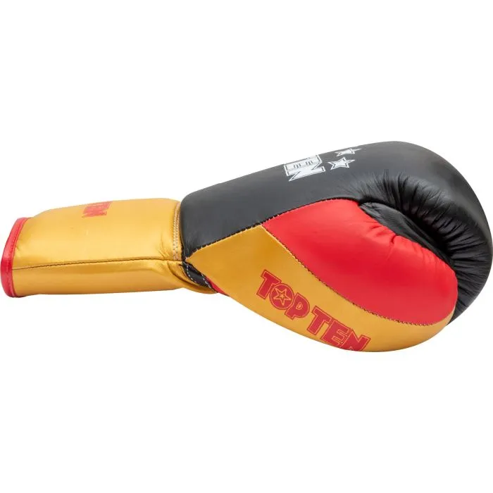 Top Ten Profi Tricolore guanti boxe pelle Muay Thai
