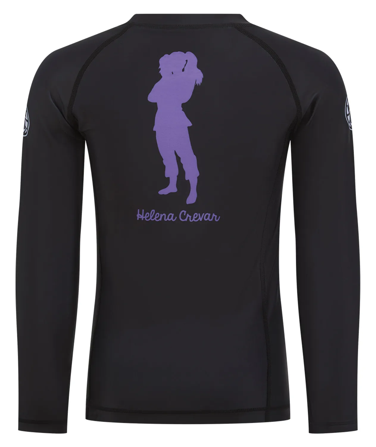Tatami Helena Profile rash guard bambina nera manica lunga