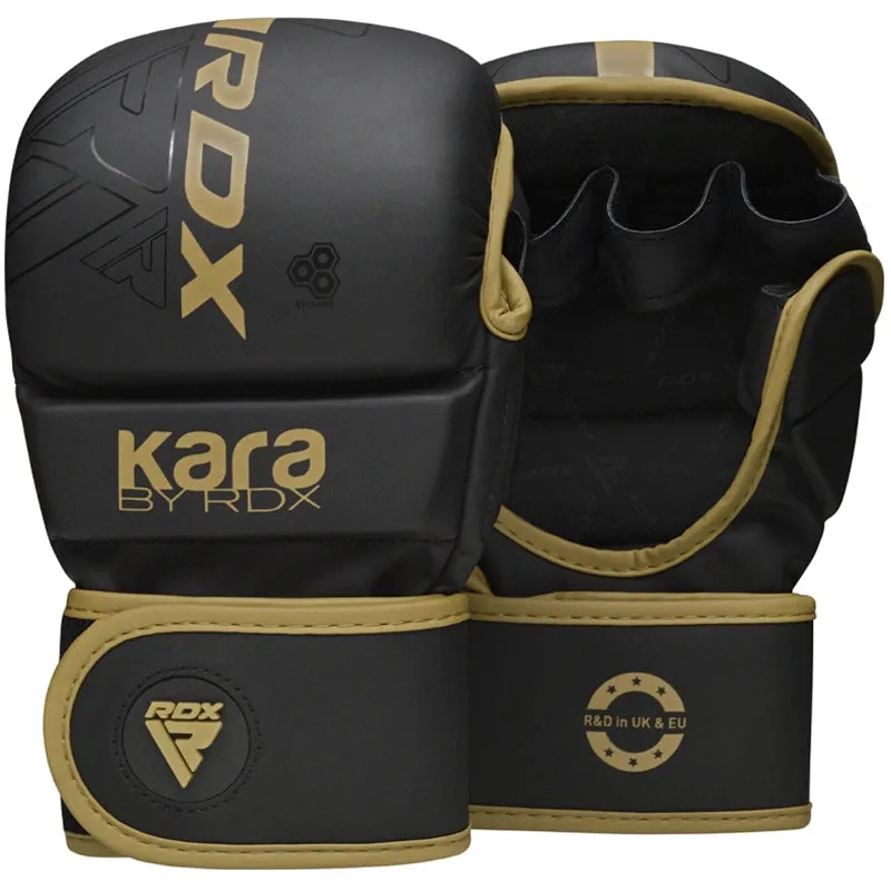 RDX F6 Kara guanti MMA 7oz approvati FIGMMA sparring