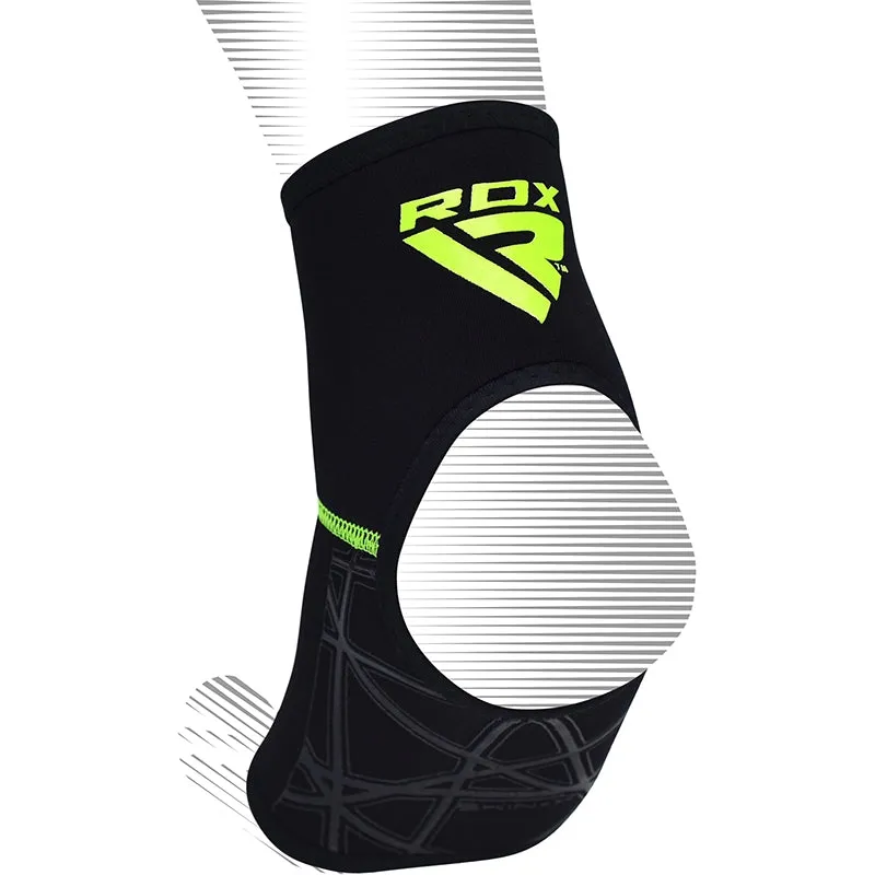 RDX A2 Cavigliera Neoprene Verde Compressione