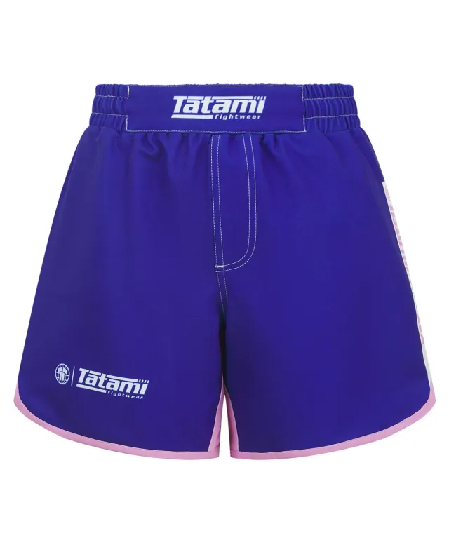 Tatami Contrast shorts grappling donna blu e rosa