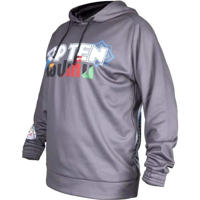 TOP TEN Wai Khru felpa cappuccio poliestere