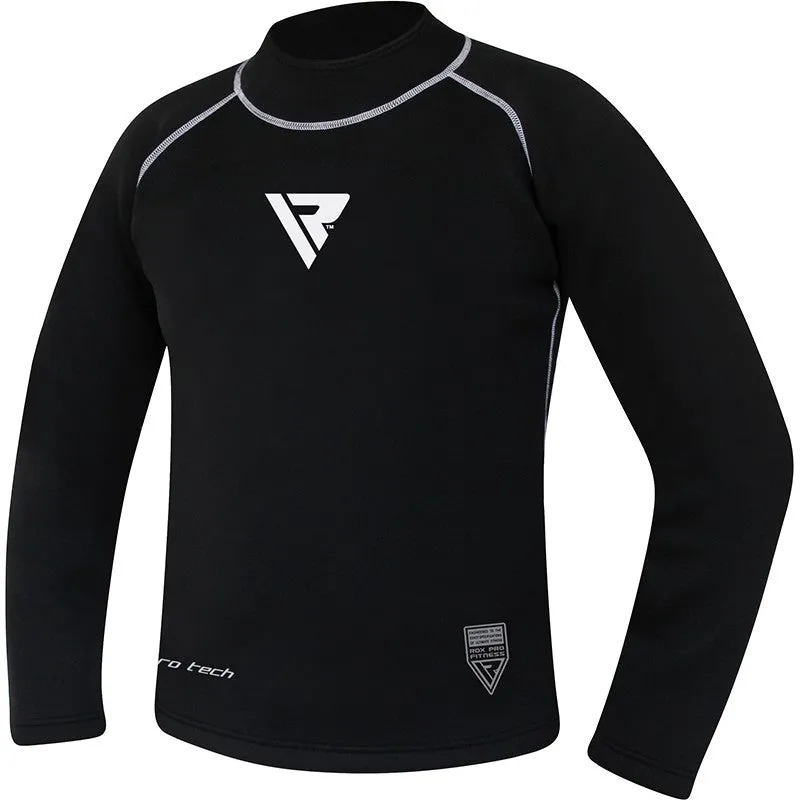 RDX X3 rash guard compression maniche lunghe termica