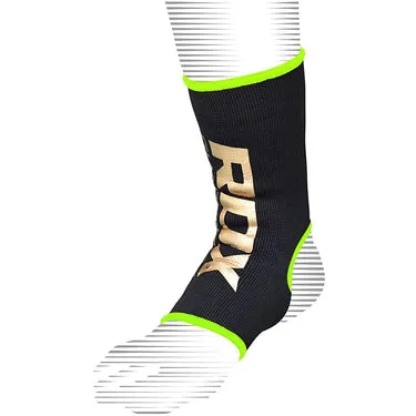 RDX AB Cavigliera Compressione Nero Verde Elastica