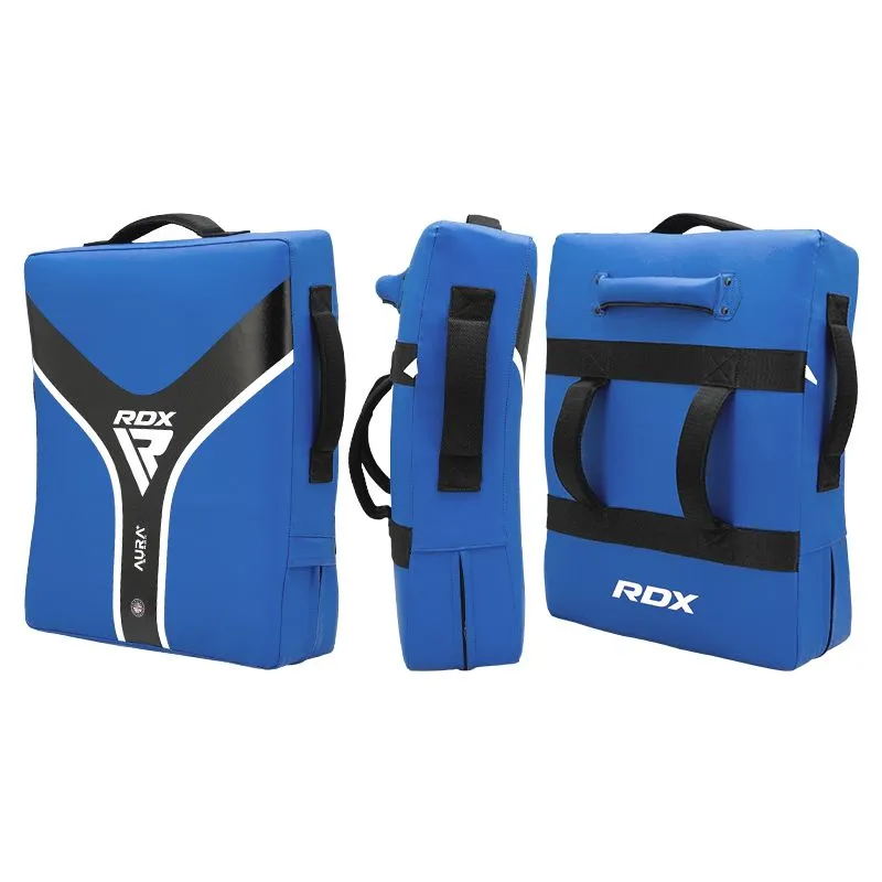 RDX Aura Plus T-17 Scudo Calci Rosso Nero Imbottito Heavy