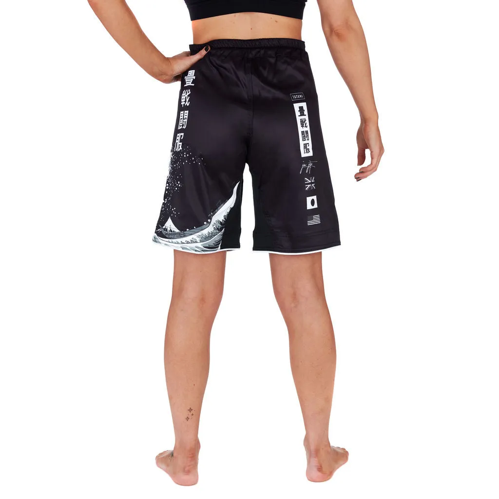 Tatami Fightwear Kanagawa Shorts Grappling Donna Neri leggeri