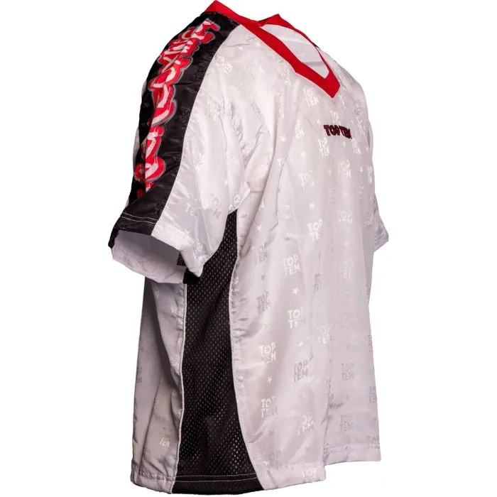 TOP TEN Graffiti t-shirt kickboxing scollo a V
