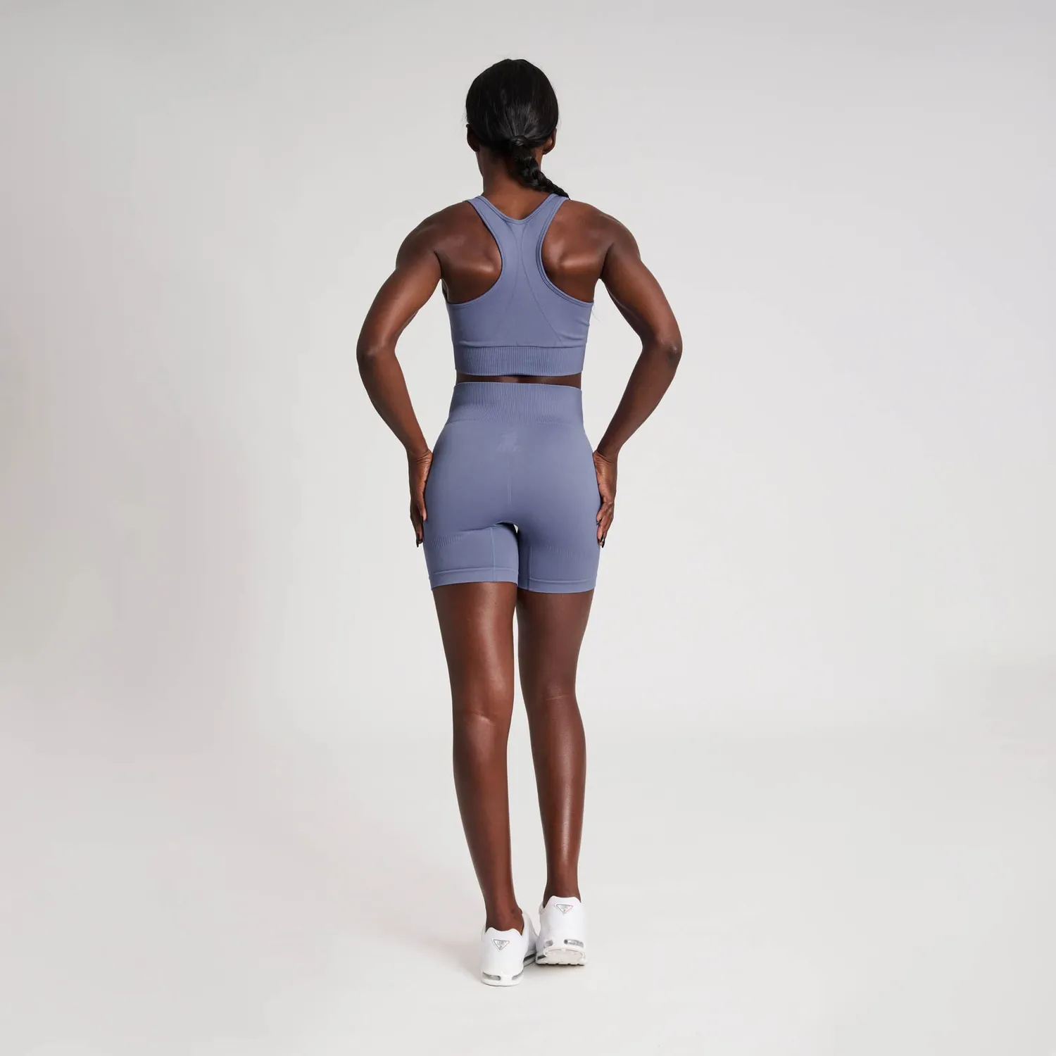 Leone 1947 Logo Seamless short donna compressione blu